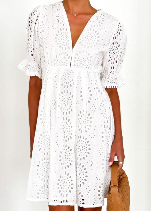 Grande Dress - White Anglaise - Image 6